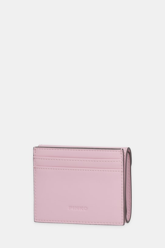 Pinko portfel skórzany 106189.A0QO różowy SS26