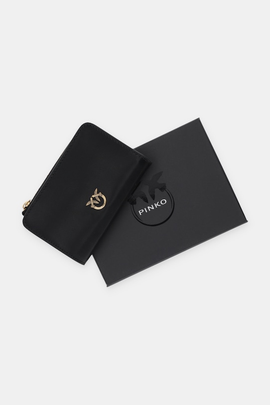 Pinko portfel skórzany 106206.A0F1 czarny