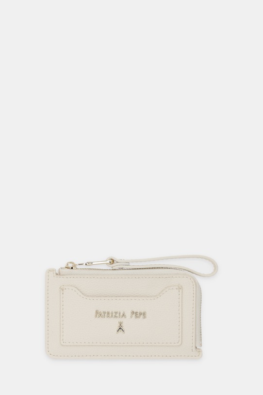 Patrizia Pepe portfel skórzany skóra licowa beżowy 8Q0030.L001