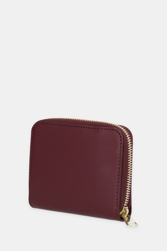 A.P.C. portfel skórzany PORTE.MONNAIE CHELSEA PXAWV.F63672 fioletowy SS26