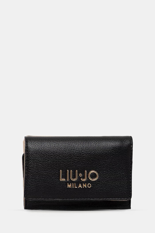 Liu Jo portfel imitacja skóry licowej czarny AA6172.E1012