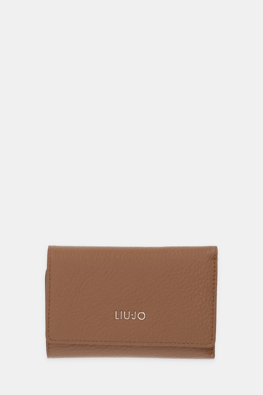 Liu Jo portfel imitacja skóry licowej brązowy AA6172.E1109