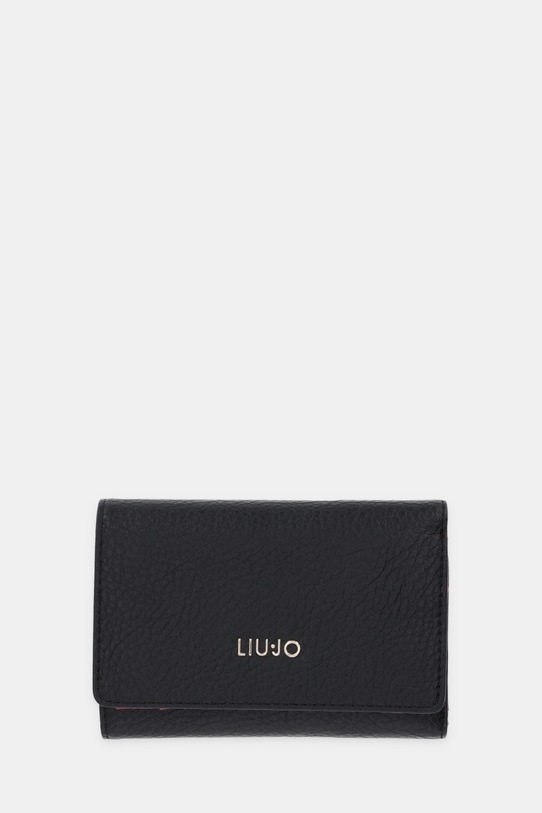 Liu Jo portfel imitacja skóry licowej czarny AA6172.E1109
