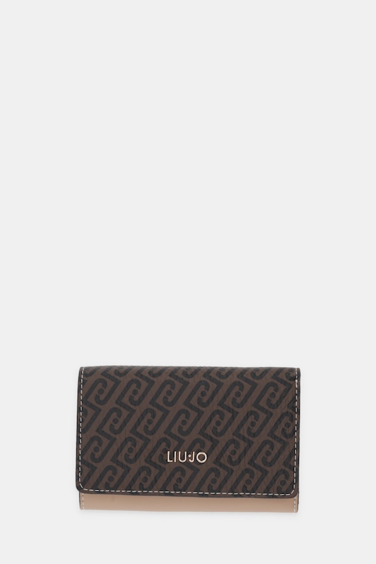 Liu Jo portfel imitacja skóry licowej brązowy AA6172.E1118