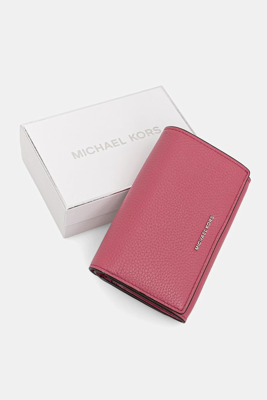 MICHAEL Michael Kors portfel skórzany różowy 32R6SJ6D3L