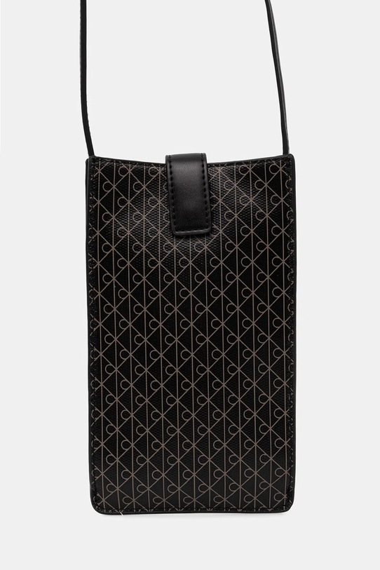 Doplnky Calvin Klein puzdro dámske z imitácie kože LV04F1115G čierna