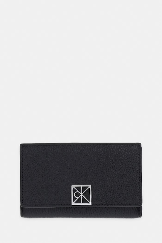 Calvin Klein kártyatok női bőr fekete LV04F1127G