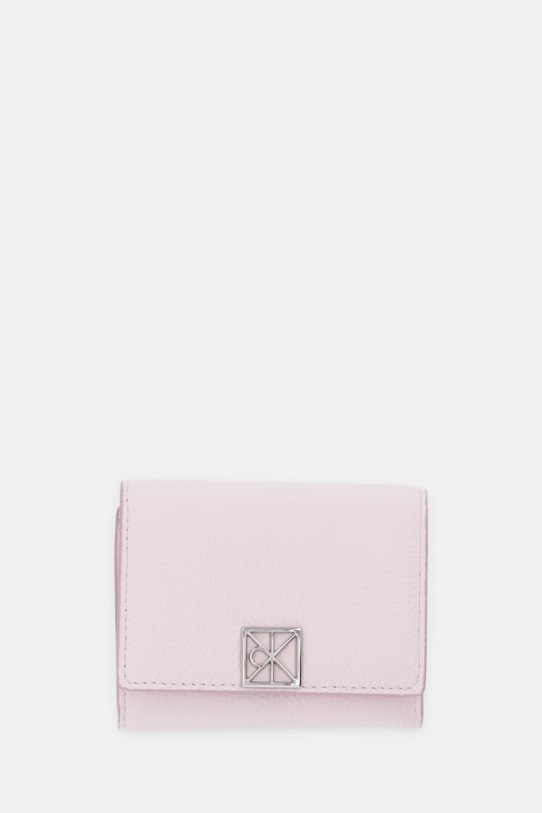Calvin Klein novčanik RFID za žene kožni roza LV04F1128G
