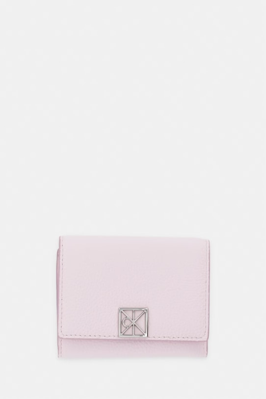 Calvin Klein novčanik RFID za žene kožni roza LV04F1128G