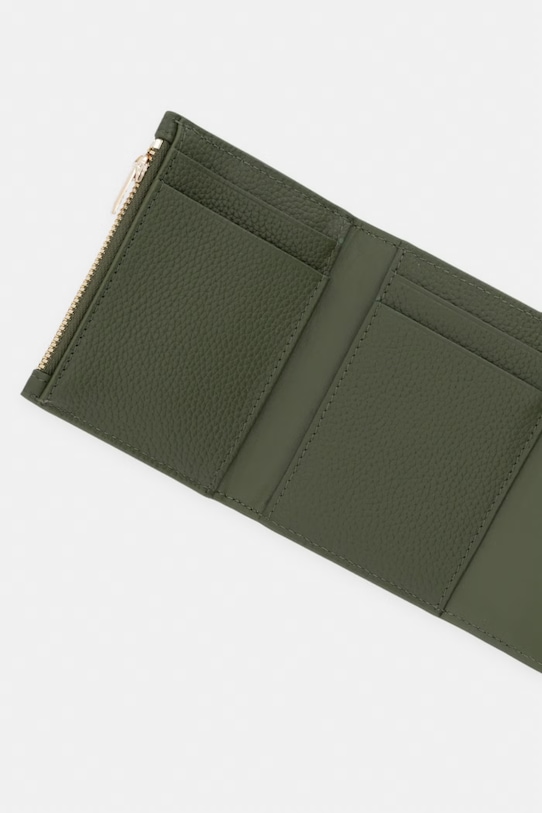 Dodaci Calvin Klein novčanik RFID za žene kožni LV04F1128G zelena