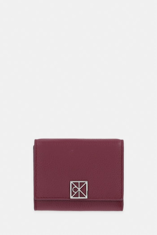 Calvin Klein RFID peňaženka dámska kožená burgundské LV04F1128G