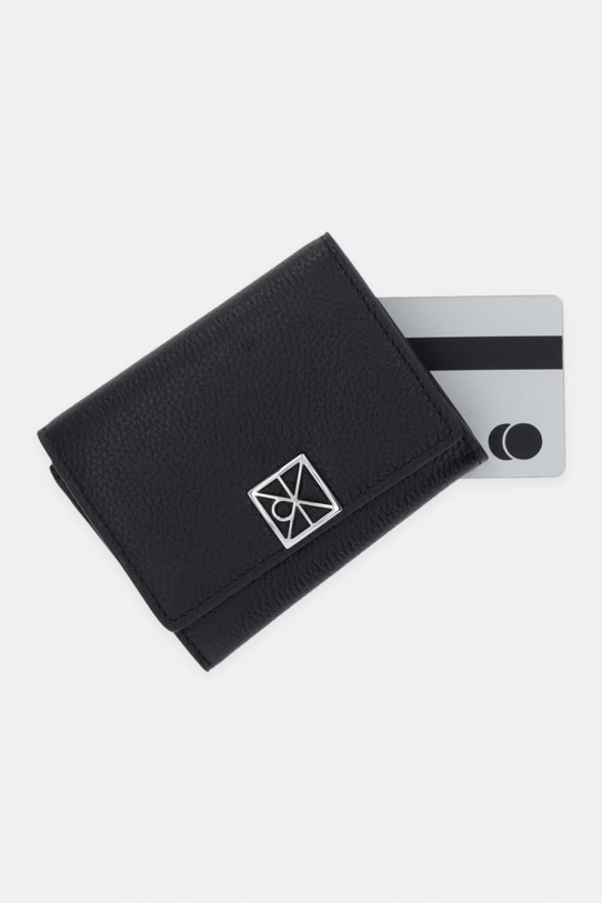 Calvin Klein RFID peněženka dámská kožená černá LV04F1128G