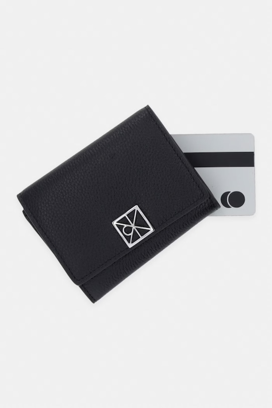 Calvin Klein RFID peněženka dámská kožená černá LV04F1128G