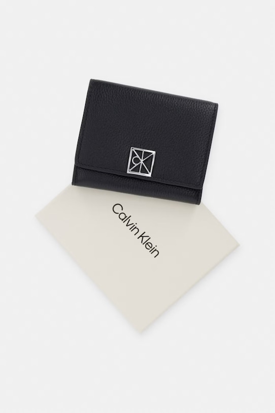 Calvin Klein RFID peňaženka dámska kožená LV04F1128G čierna