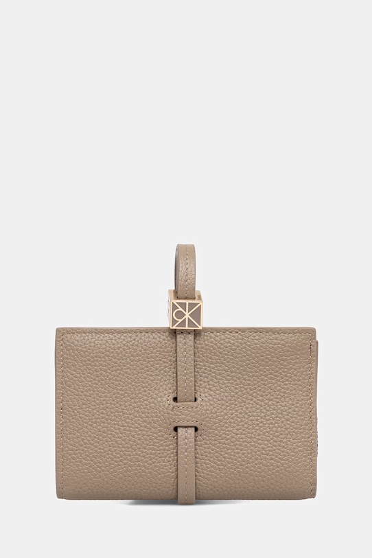 Calvin Klein novčanik za žene kožni bež LV04F1130G