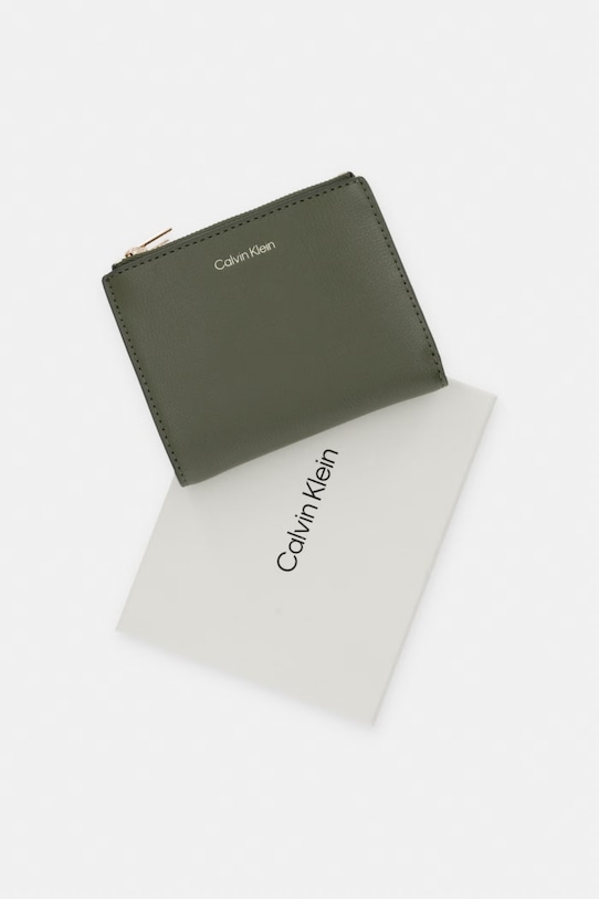 Calvin Klein portofel de damă cu imitație de piele LV04F1135G verde