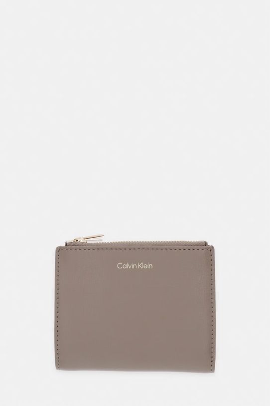 Calvin Klein Peněženka dámská z imitace kůže béžová LV04F1135G