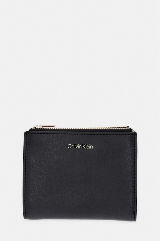 Calvin Klein Peněženka dámská z imitace kůže černá LV04F1135G