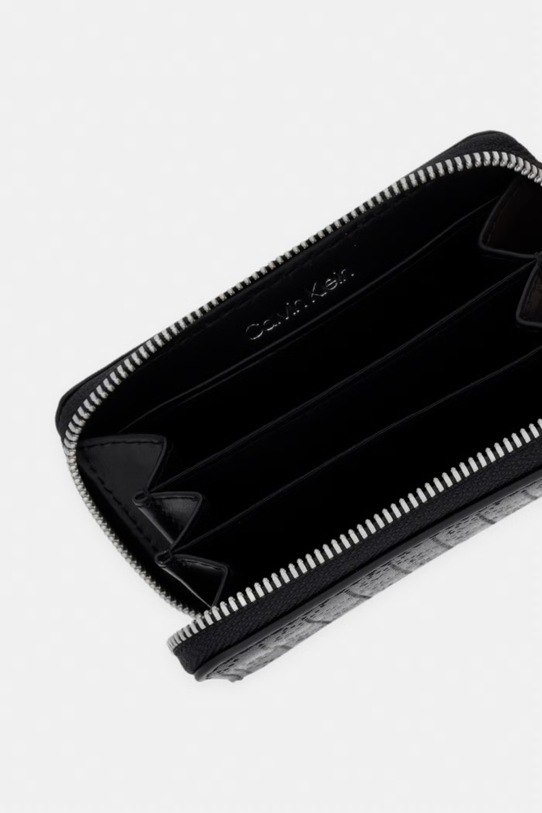 Doplnky Dámska RFID peňaženka Calvin Klein kožená LV04F1152G čierna