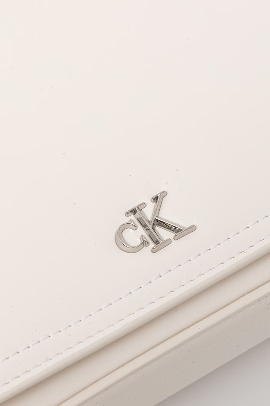 Calvin Klein crossbody kabelka dámska z imitácie kože biela LV04F1153G