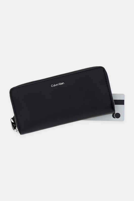 Calvin Klein Πορτοφόλι RFID γυναικείο μαύρο LV04F1174G