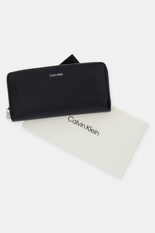 Calvin Klein портфейл RFID дамски LV04F1174G черен