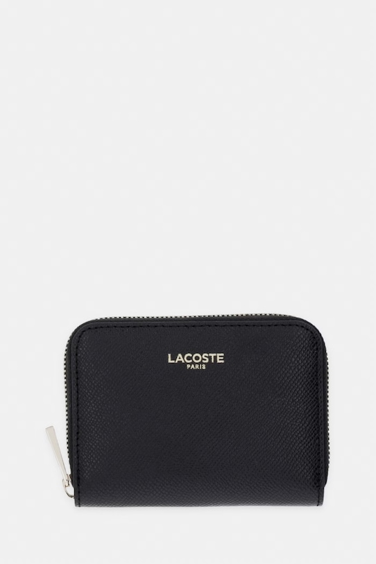 Lacoste portfel damski skórzany czarny NF5225PH