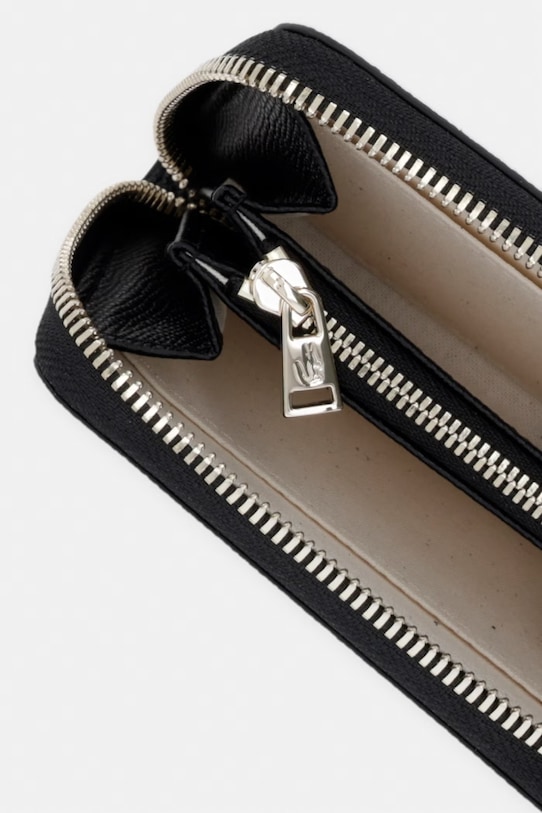 Akcesoria Lacoste portfel damski skórzany NF5225PH czarny