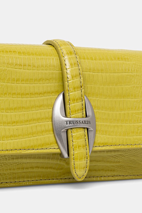 Trussardi portfel skórzany zielony I062E100115N
