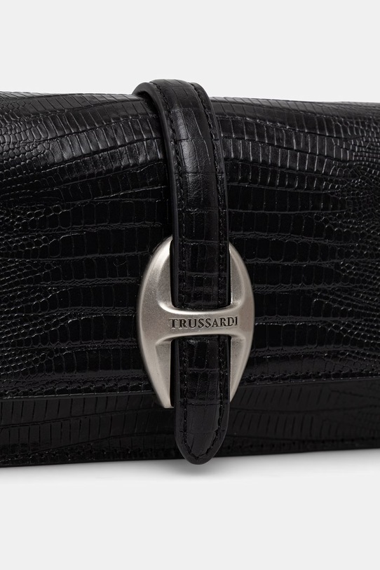 Trussardi portfel skórzany czarny I062E100115N
