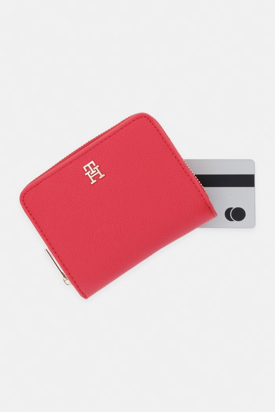 Tommy Hilfiger portfel damski czerwony AW0AW18475