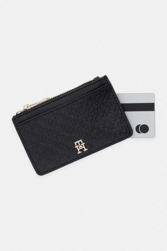 Doplnky Tommy Hilfiger Puzdro na karty dámske AW0AW18477 čierna