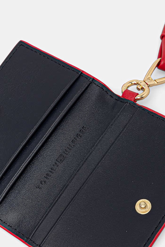 Tommy Hilfiger etui na karty damskie AW0AW18480 czerwony
