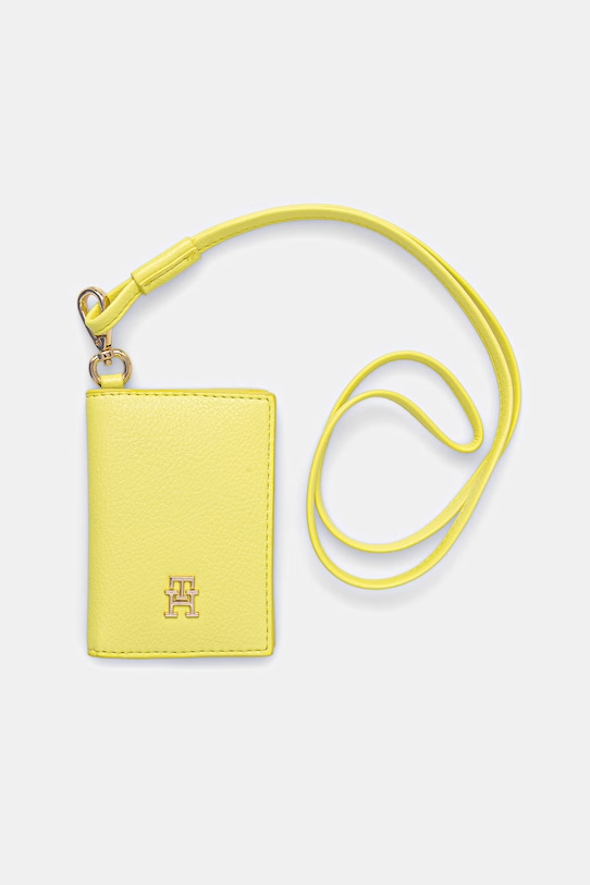 Tommy Hilfiger etui na karty damskie zielony AW0AW18480