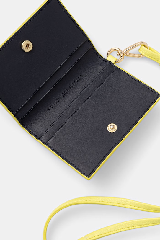 Tommy Hilfiger etui na karty damskie AW0AW18480 zielony SS26