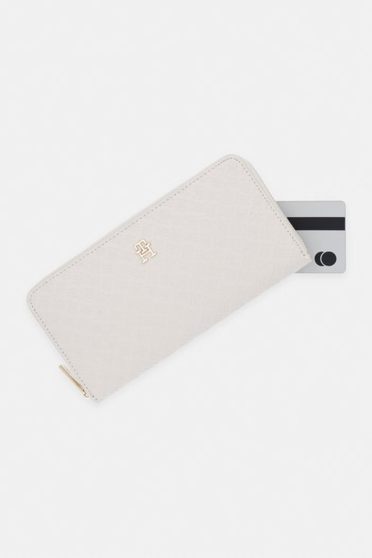 Tommy Hilfiger portfel damski beżowy AW0AW18482