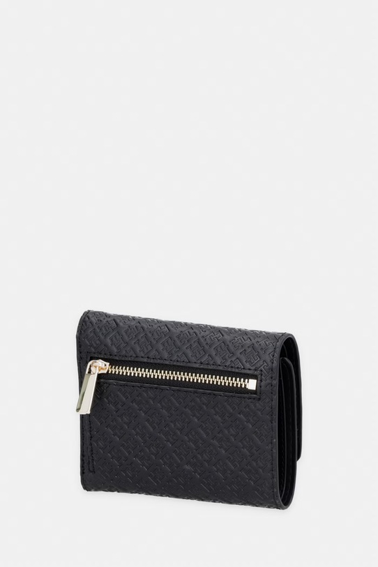 Tommy Hilfiger portfel damski z imitacji skóry AW0AW18484 czarny SS26