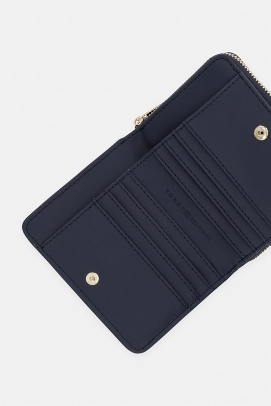 Doplnky Tommy Hilfiger dámska peňaženka AW0AW18653 tmavomodrá
