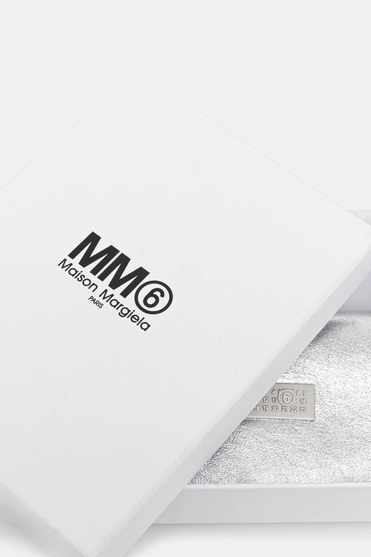 MM6 Maison Margiela portfel skórzany szary SA5UI0015.P8874.T9002