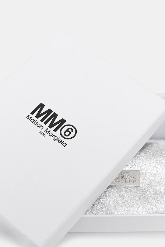 MM6 Maison Margiela portfel skórzany szary SA5UI0015.P8874.T9002