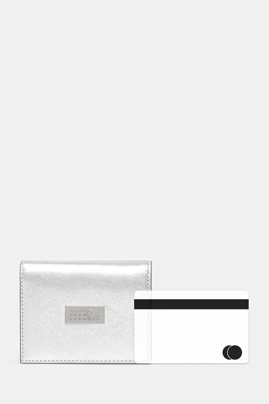 MM6 Maison Margiela portfel skórzany SA5UI0015.P8874.T9002 szary