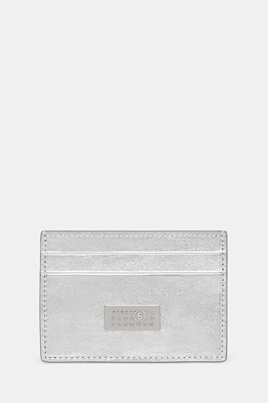 MM6 Maison Margiela etui na karty skórzane etui na karty szary SA5UI0026.P8874.T9002