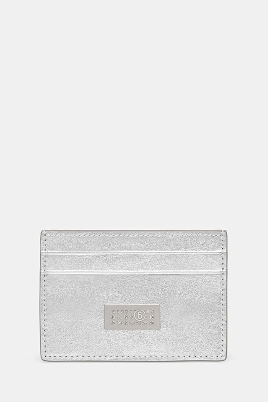 MM6 Maison Margiela etui na karty skórzane etui na karty szary SA5UI0026.P8874.T9002