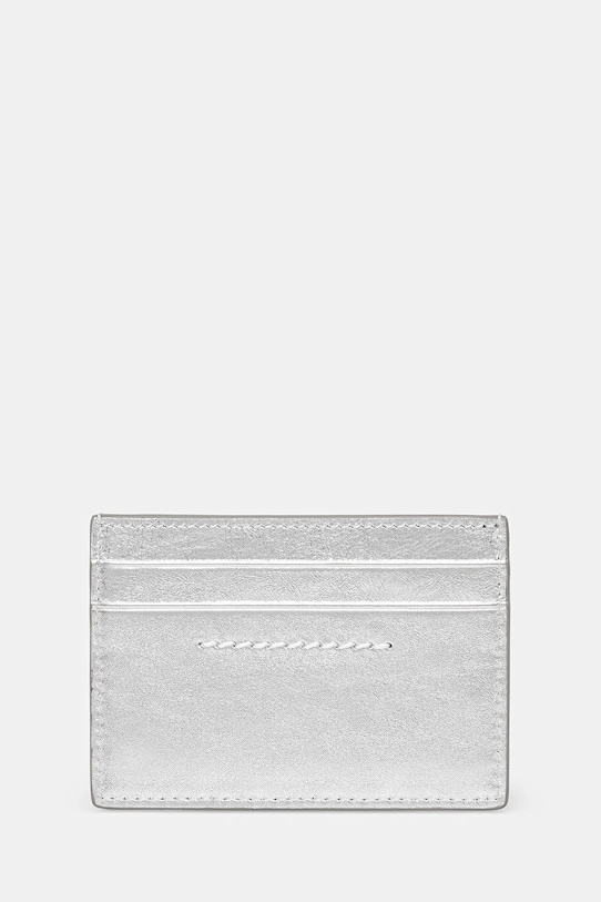 MM6 Maison Margiela etui na karty skórzane SA5UI0026.P8874.T9002 szary SS26
