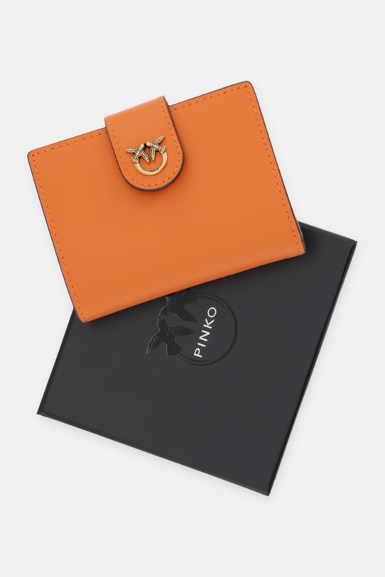 Pinko denarnica ženska usnjena 102840.A0F1 oranžna