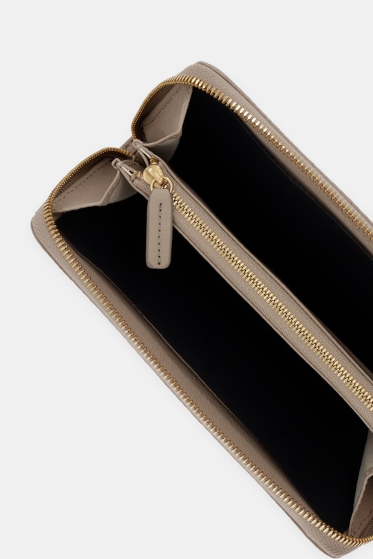 Akcesoria Marc O'Polo portfel damski skórzany 5000010931 beżowy