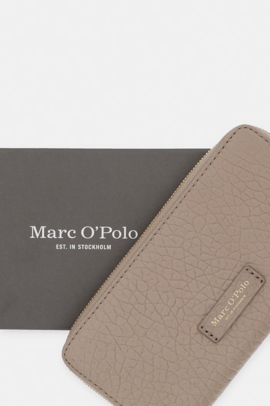 Marc O'Polo portfel damski skórzany 5000010931 beżowy