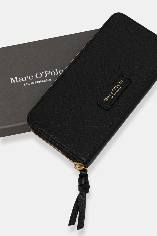 Marc O'Polo portfel damski skórzany czarny 5000010931