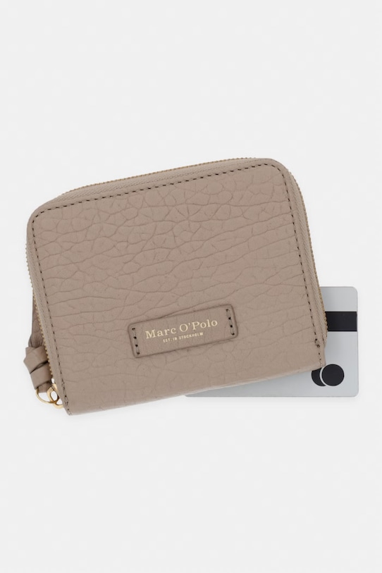 Marc O'Polo portfel damski skórzany beżowy 5000010932