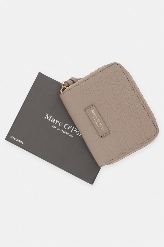 Marc O'Polo portfel damski skórzany 5000010932 beżowy